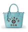 バーシティー レザー ミニ トートバッグ／VARSITY LEATHER MINI TOTE BAG／AVX5626