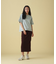 PANEL BORDER KNIT SKIRT／ パネルボーダーニットスカート