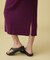 PANEL BORDER KNIT SKIRT／ パネルボーダーニットスカート