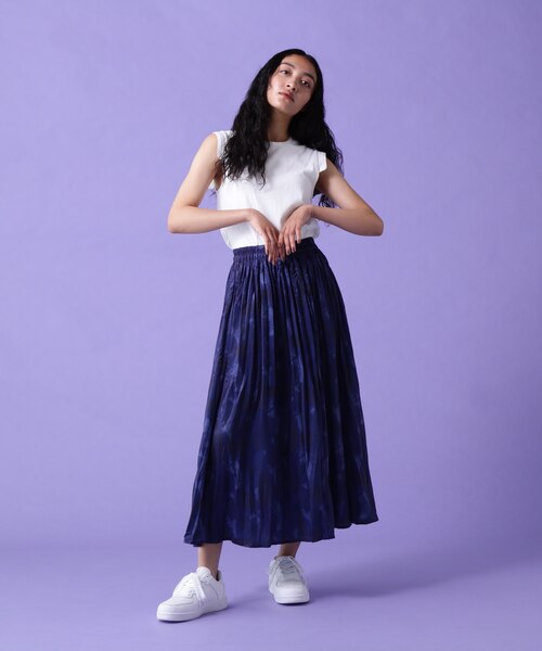 スカート Random Pleated Maxi Skirt スカート Random Pleated Maxi Skirt スカート RANDOM PLEATED