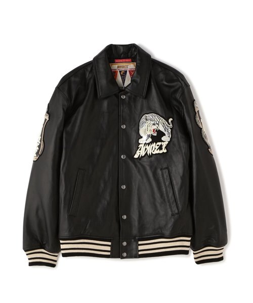 AVIREX タイガー バーシティジャケット オールレザー VARSITY JACKET TIGER / バーシティジャケット タイガー