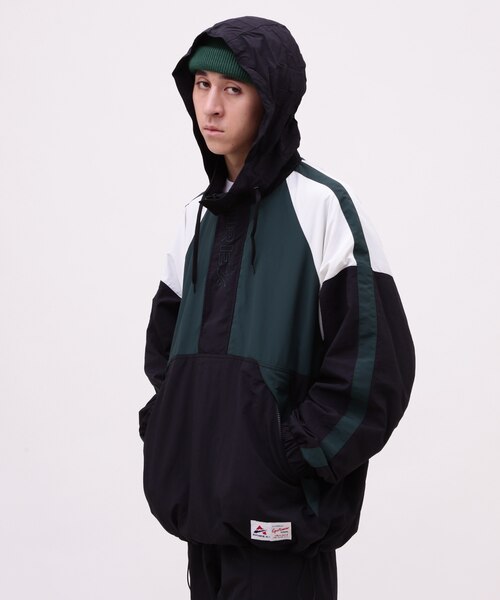 TRICOLOR HALF ZIP ANORACK ／ トリコロール ハーフジップ アノラック