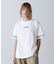 FADE WASH CUFFS OPEN EMBROIDERY T-SHIRT／フェイドウォッシュ カフスオープン刺繍Tシャツ