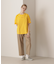 FADE WASH CUFFS OPEN EMBROIDERY T-SHIRT／フェイドウォッシュ カフスオープン刺繍Tシャツ
