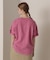 FADE WASH CUFFS OPEN EMBROIDERY T-SHIRT／フェイドウォッシュ カフスオープン刺繍Tシャツ