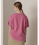 FADE WASH CUFFS OPEN EMBROIDERY T-SHIRT／フェイドウォッシュ カフスオープン刺繍Tシャツ