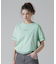 FADE WASH CUFFS OPEN EMBROIDERY T-SHIRT／フェイドウォッシュ カフスオープン刺繍Tシャツ