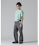 FADE WASH CUFFS OPEN EMBROIDERY T-SHIRT／フェイドウォッシュ カフスオープン刺繍Tシャツ