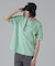 FADE WASH CUFFS OPEN EMBROIDERY T-SHIRT／フェイドウォッシュ カフスオープン刺繍Tシャツ