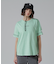 FADE WASH CUFFS OPEN EMBROIDERY T-SHIRT／フェイドウォッシュ カフスオープン刺繍Tシャツ