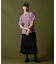 FADE WASH CUFFS OPEN EMBROIDERY T-SHIRT／フェイドウォッシュ カフスオープン刺繍Tシャツ