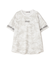 FADE WASH CUFFS OPEN EMBROIDERY T-SHIRT／フェイドウォッシュ カフスオープン刺繍Tシャツ