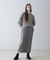 LAYERED LIKE KNIT ONE PIECE／レイヤードライク ニットワンピース