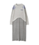 LAYERED LIKE KNIT ONE PIECE／レイヤードライク ニットワンピース