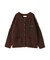 NYLON COMBI CABLE KNIT CARDIGAN／ナイロンコンビ ケーブルニットカ