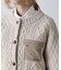 NYLON COMBI CABLE KNIT CARDIGAN／ナイロンコンビ ケーブルニットカ