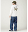 《WEB限定》CAMOUFLAGE STAR & PINUP GIRL L／S T-SHIRT ／ 