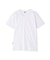 《DAILY／WEB限定》RIB S／S V-NECK T-SHIRT／同色プリント リブ 半袖 ブイネック Tシャツ  デイリーウェア