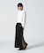 スウェットコンビロングスカート／ SWEAT COMBI LONG SKIRT