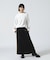 スウェットコンビロングスカート／ SWEAT COMBI LONG SKIRT