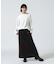 スウェットコンビロングスカート／ SWEAT COMBI LONG SKIRT