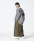 スウェットコンビロングスカート／ SWEAT COMBI LONG SKIRT