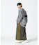 スウェットコンビロングスカート／ SWEAT COMBI LONG SKIRT