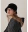 REVERSIBLE FUR BUCKET／リバーシブル ファーバケットハット