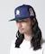 《AVIREX × EXPANSION》 FLAT VISOR CAP BLUE ／ フラット バイザー キャップ ブルー