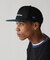《AVIREX × EXPANSION》 FLAT VISOR CAP BLACK ／ フラット バイザー キャップ ブラック