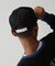 《AVIREX × EXPANSION》 FLAT VISOR CAP BLACK ／ フラット バイザー キャップ ブラック