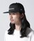 《AVIREX × EXPANSION》 FLAT VISOR CAP BLACK ／ フラット バイザー キャップ ブラック