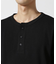 《DAILY／デイリー》S／S THERMAL HENLY TEE／半袖サーマル　ヘンリーTシャツ