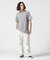 《DAILY／デイリー》S／S THERMAL HENLY TEE／半袖サーマル　ヘンリーTシャツ