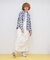 L-L／S INDIGO CHECK SHIRT／インディゴ チェック シャツ