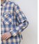 L-L／S INDIGO CHECK SHIRT／インディゴ チェック シャツ