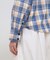 L-L／S INDIGO CHECK SHIRT／インディゴ チェック シャツ