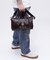 《直営店別注》VARSITY LEATHER MINI DUFFLE BAG ／ バーシティレザー ミニ ダッフル バッグ