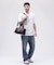 《直営店別注》VARSITY LEATHER MINI DUFFLE BAG ／ バーシティレザー ミニ ダッフル バッグ