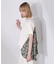 《直営店限定》SATIN CAMO PRINT TUNIC／サテンカモプリントチュニック