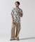 SLEEVESHIRT ALOHA SHIRT ORANGE＆GIRL ／ 半袖アロハシャツ