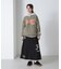 WAPPEN PRINT LONG SKIRT／ワッペンプリント ロングスカート