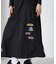 WAPPEN PRINT LONG SKIRT／ワッペンプリント ロングスカート