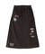 WAPPEN PRINT LONG SKIRT／ワッペンプリント ロングスカート