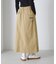 WAPPEN PRINT LONG SKIRT／ワッペンプリント ロングスカート