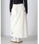 WAPPEN PRINT LONG SKIRT／ワッペンプリント ロングスカート