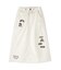 WAPPEN PRINT LONG SKIRT／ワッペンプリント ロングスカート