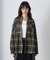 《直営店限定》COTTON WIDE CHECK EMB SHIRTS USAF／コットンワイドチェ