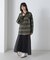 《直営店限定》COTTON WIDE CHECK EMB SHIRTS USAF／コットンワイドチェ