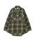 《直営店限定》COTTON WIDE CHECK EMB SHIRTS USAF／コットンワイドチェ